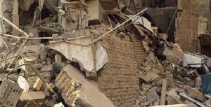 فروریختن فاجعه بار خانه نوساز در همدان